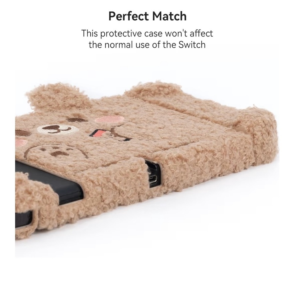 Geekshare Cute Plush Protective Case Cover Compatible With Switch-Shock - Picture 5 of 10